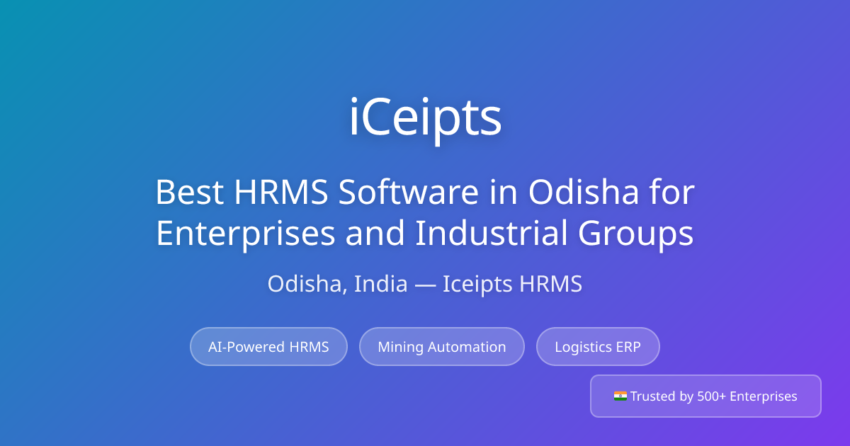 Best HRMS Software in Odisha | Payroll, Attendance & Enterprise HRMS ...